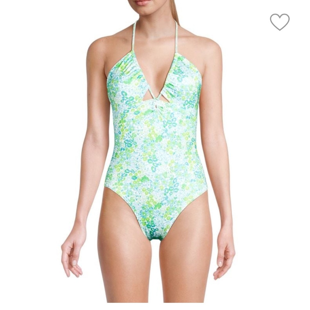 Ramy Brook | Floral Halter One Piece Swimsuit